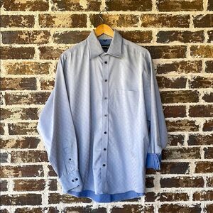 Kenneth Cole New York Long Sleeve Button Down Shirt Size 16 1/2